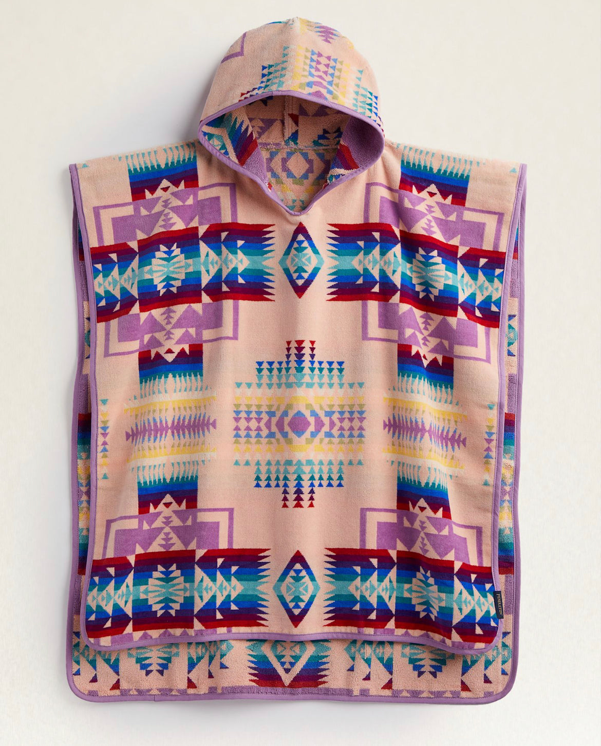 Pendleton Hooded Kids Towel Pink