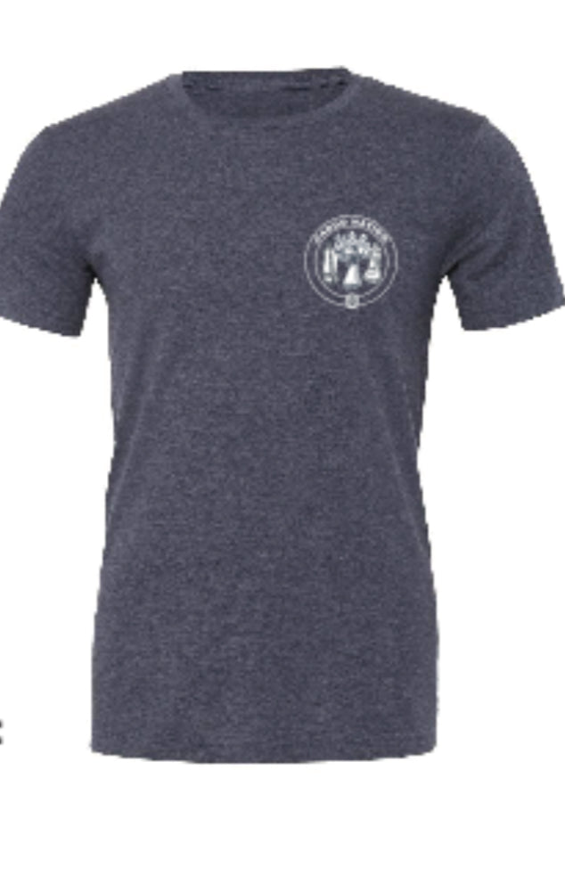 Caddo Nation Tee Youth and Adult Heather Navy