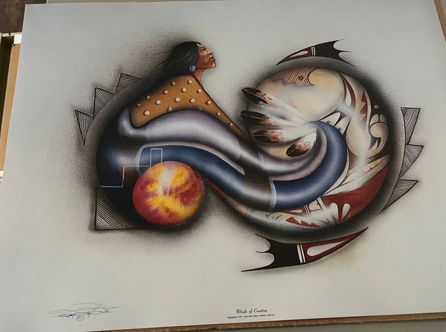 Gary Whitedeer Print “Winds of Creation”