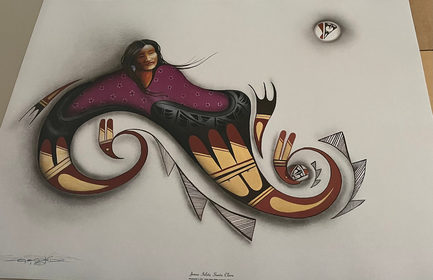 Gary Whitedeer Print “Jemez, Isleta, Santa Clara”