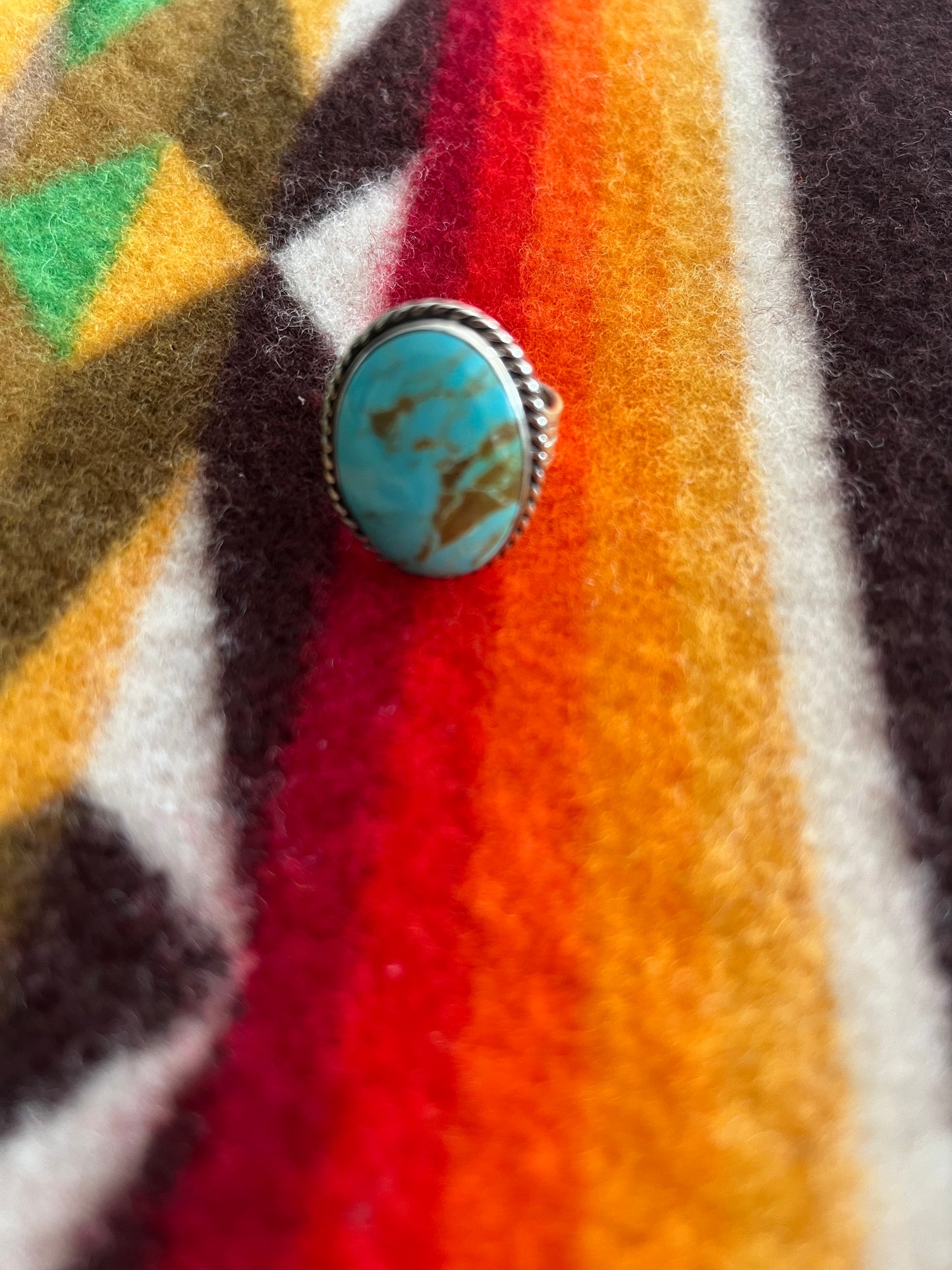 Silver and Turquoise Ring