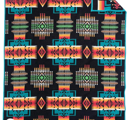 Pendleton Chief Joseph Robe blanket black