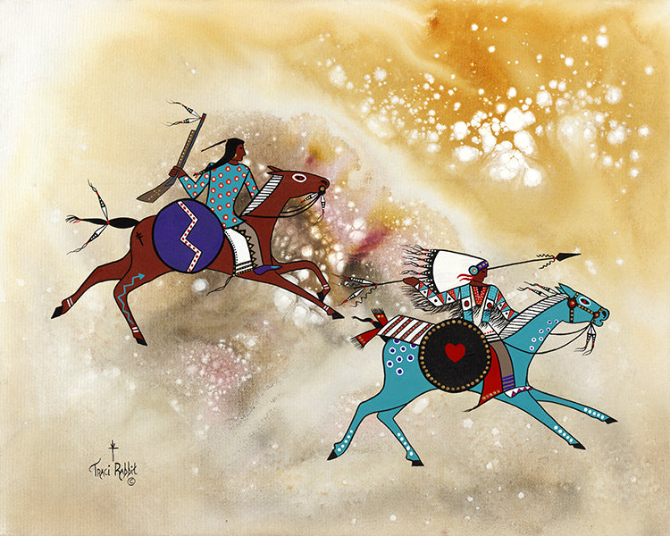 Traci Rabbit Art Tiles 4.25"x4.25" - Legends We Ride