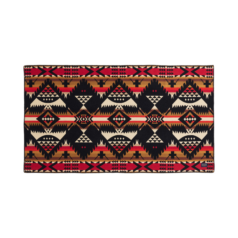 Pendleton Jacquard Saddle Blanket; Nehalem Black