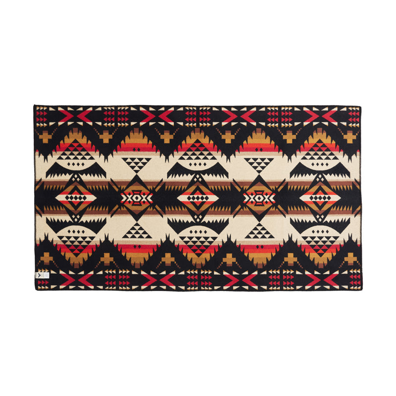 Pendleton Jacquard Saddle Blanket; Nehalem Black