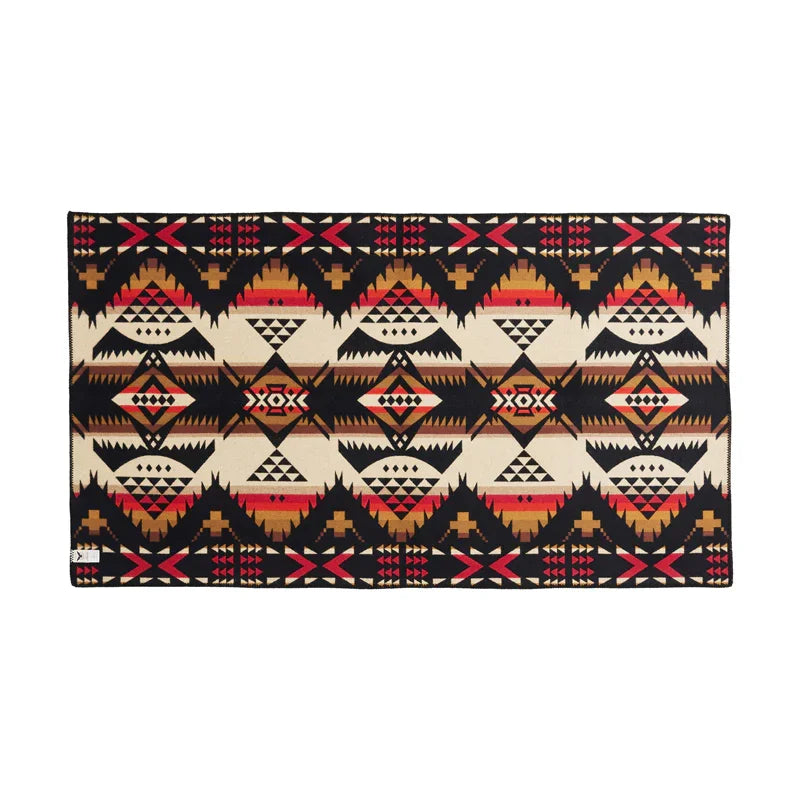 Pendleton Jacquard Saddle Blanket; Nehalem Black