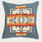 Chief Joseph Pillow 16"x16" Slate