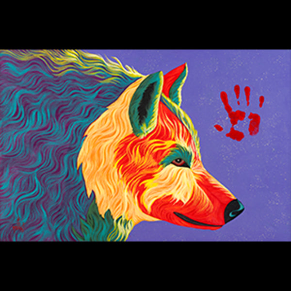 Traci Rabbit Coffee Mug; Wolf Clan