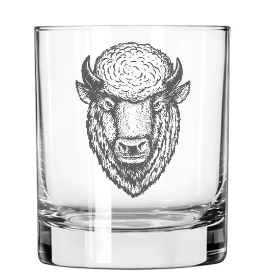 Sketch buffalo head: Whiskey