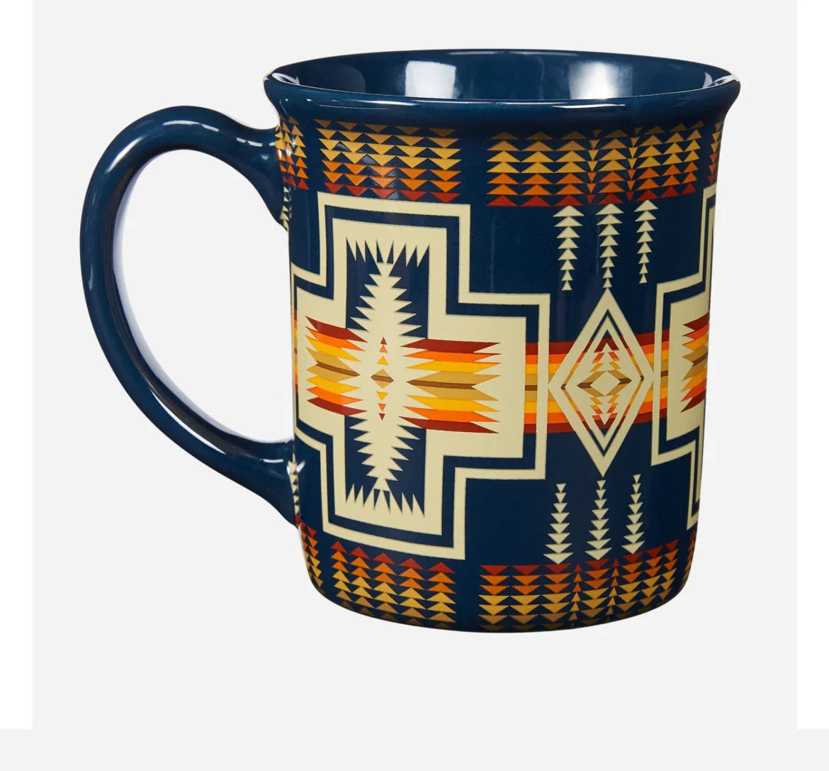Pendleton Harding Navy patterned coffee mug