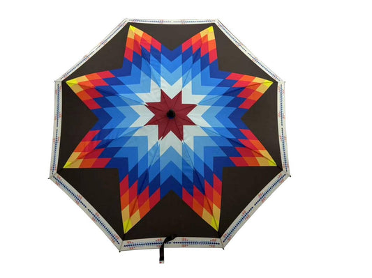 Golf umbrella- Black Star Qulit