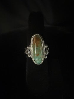Turquoise/ Sterling Silver Ring (Size 6 1/2)