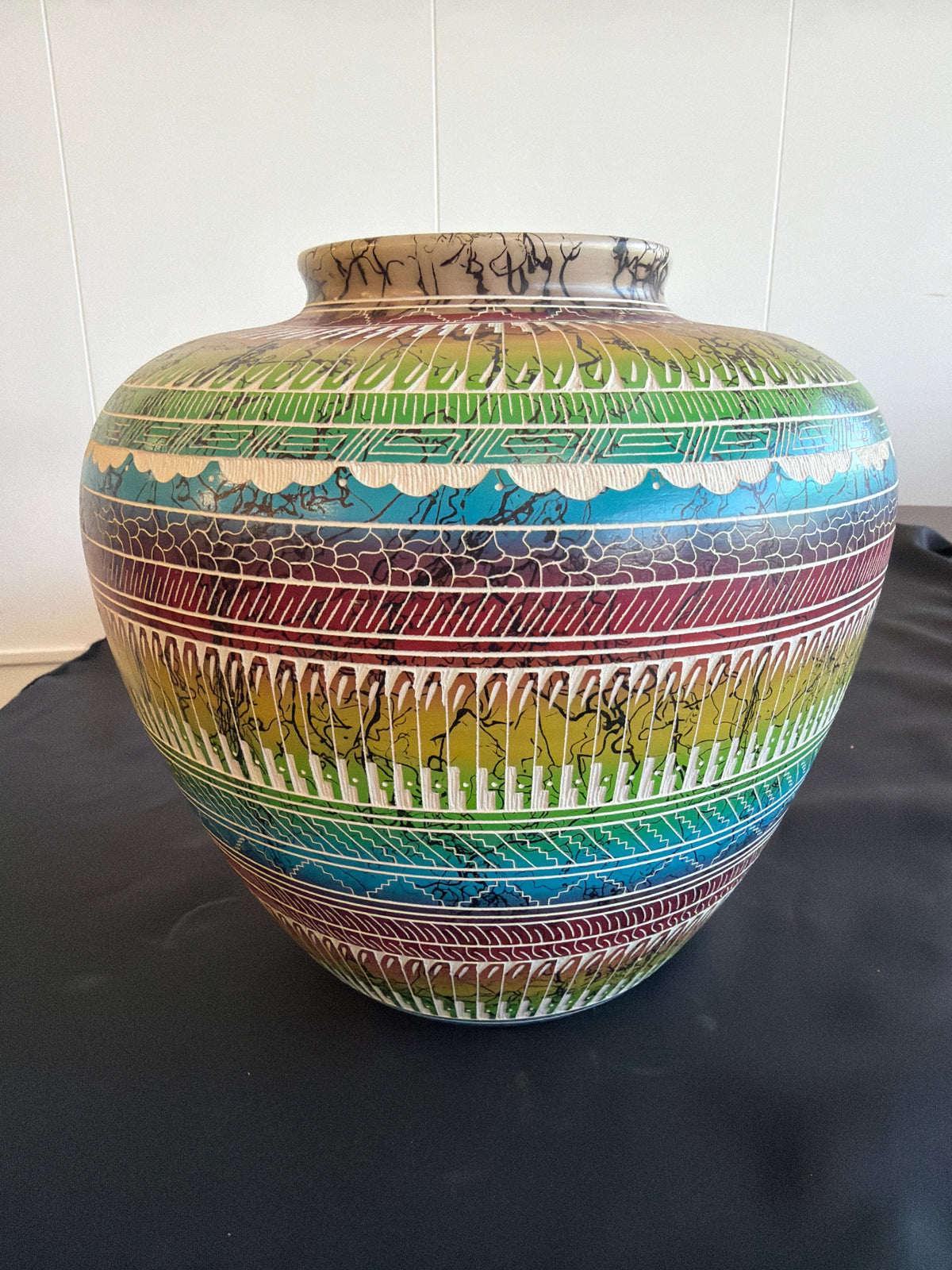 Horsehair Pottery- Mayron Charlie (Navajo)