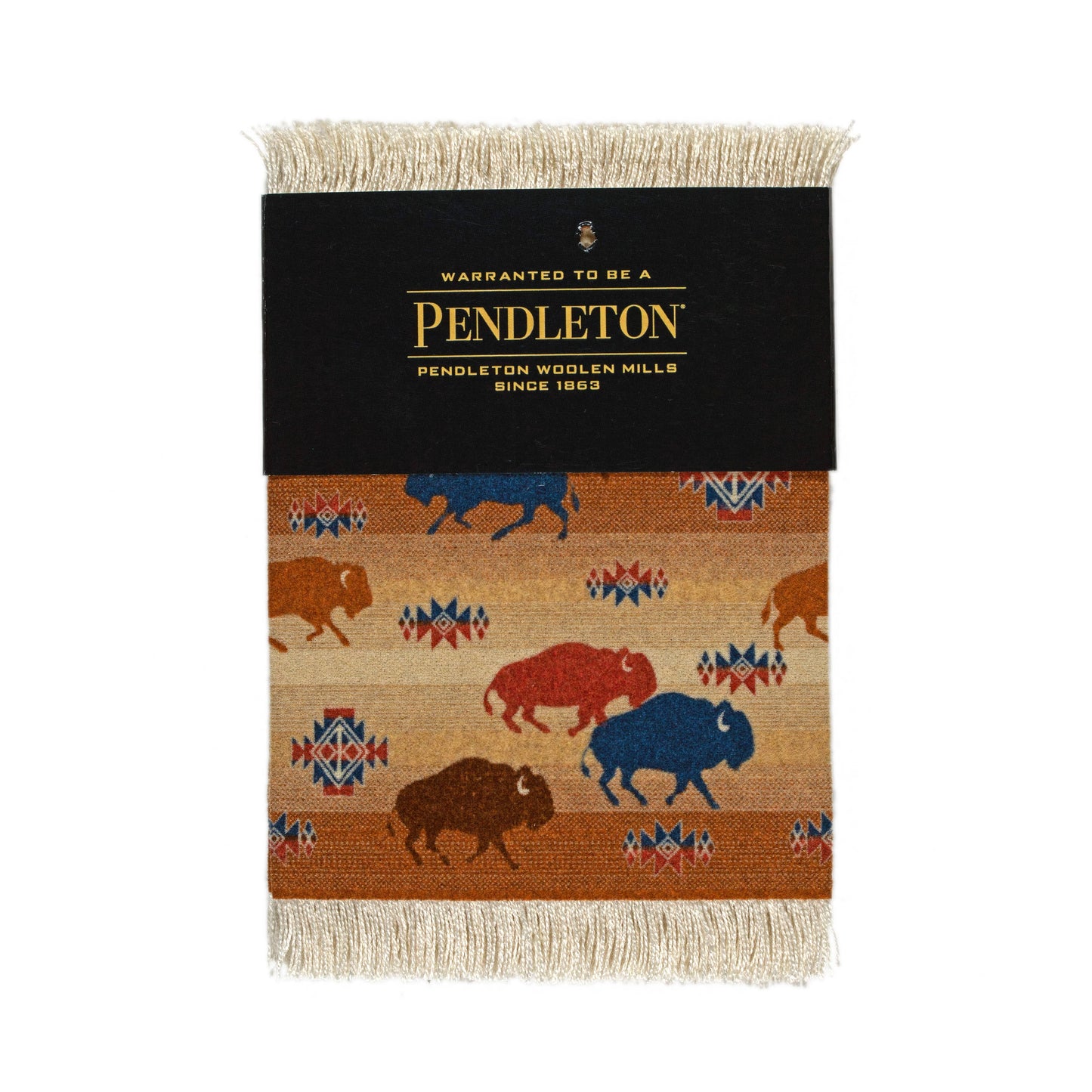 4 Pc CoasterRug Set Pendleton Prairie Rush Hour