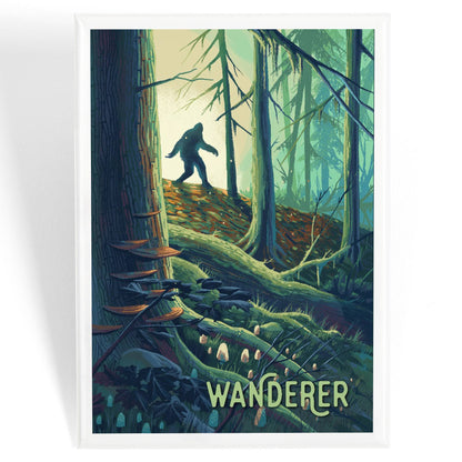 Wanderer, Bigfoot in Forest: Magnet