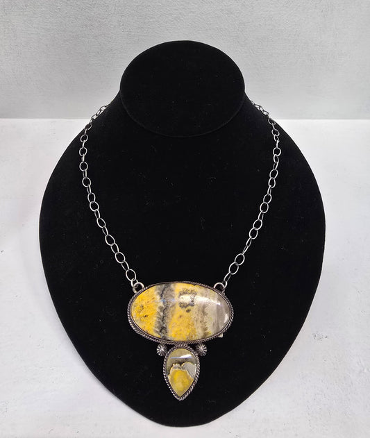 Bumblebee Jasper Necklace