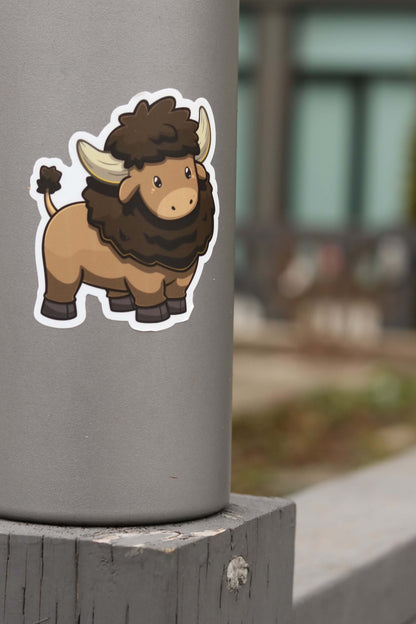 Buffalo Sticker | Cute Wild Animal Sticker