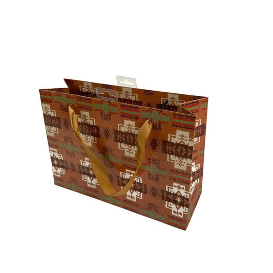 GBM-BRWN - Gift Bag Medium Size: 28x10x20cm: M