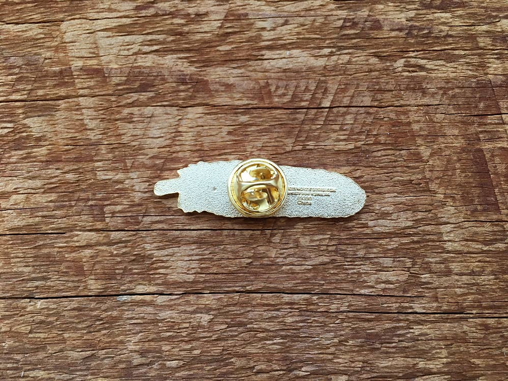 Feather Enamel Pin