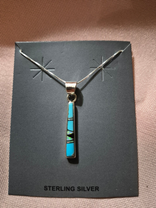 Turquoise Inlay Necklace