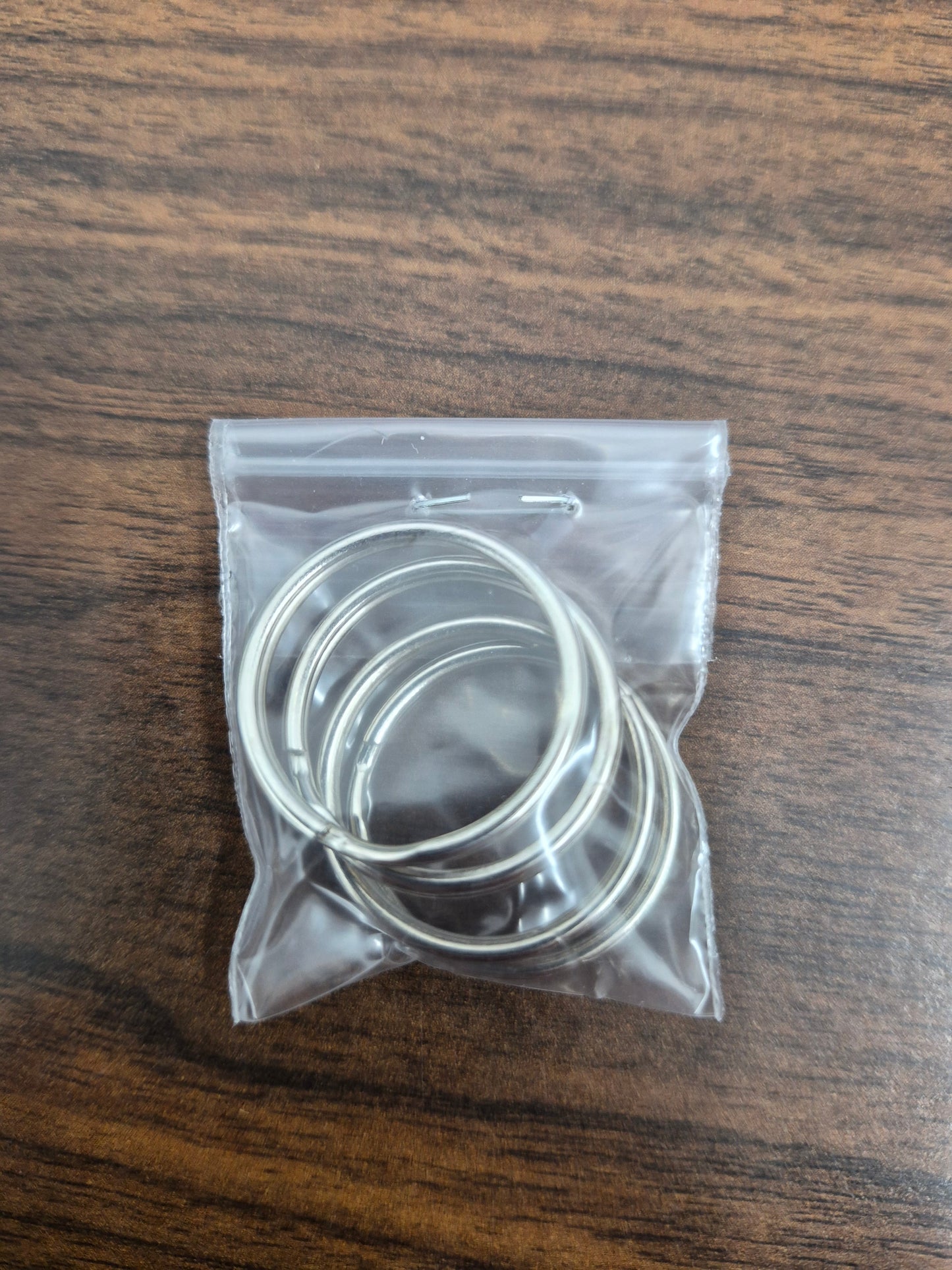1" split key ring 4pack