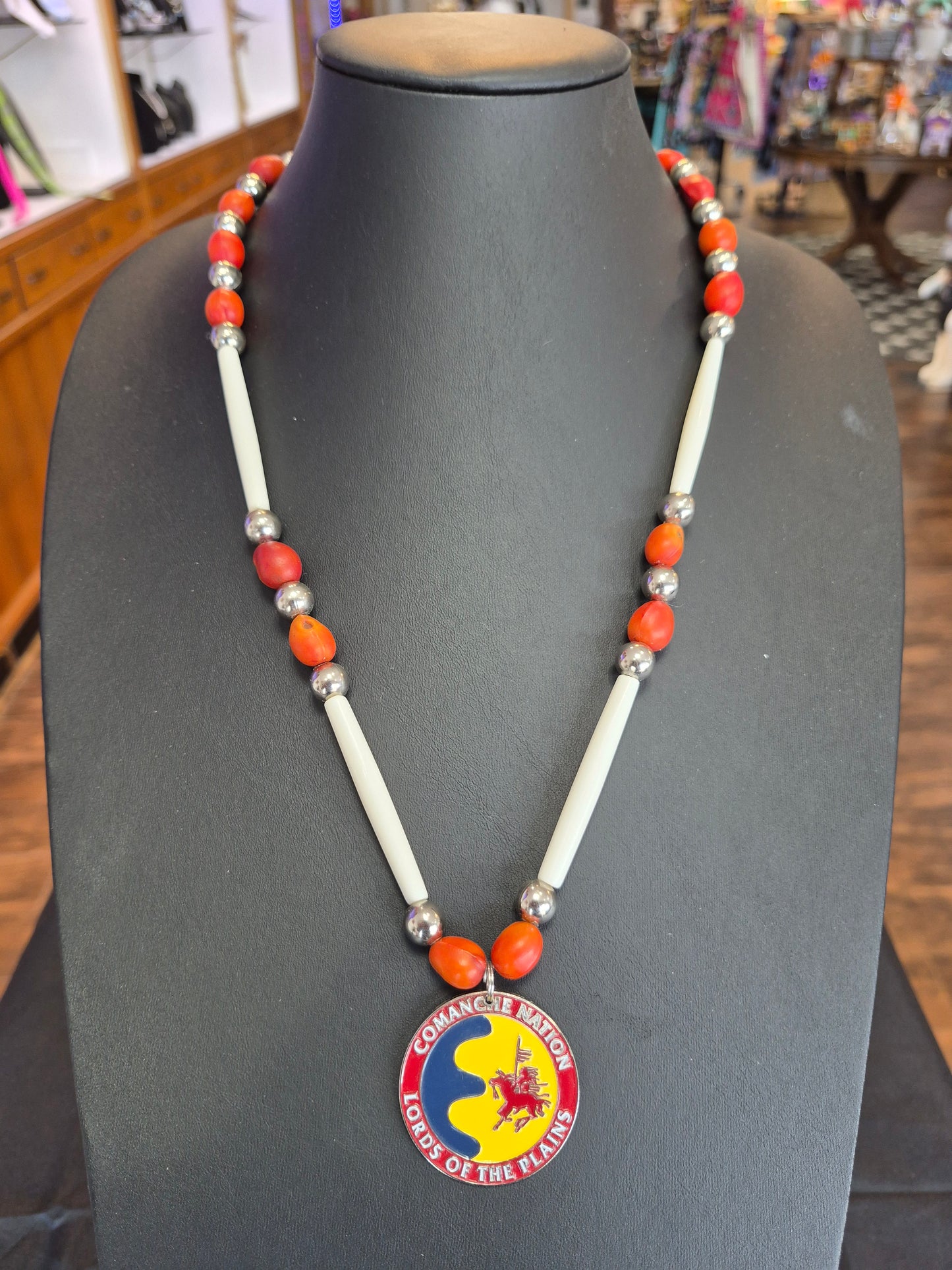 Comanche Nation - Mescal Necklace