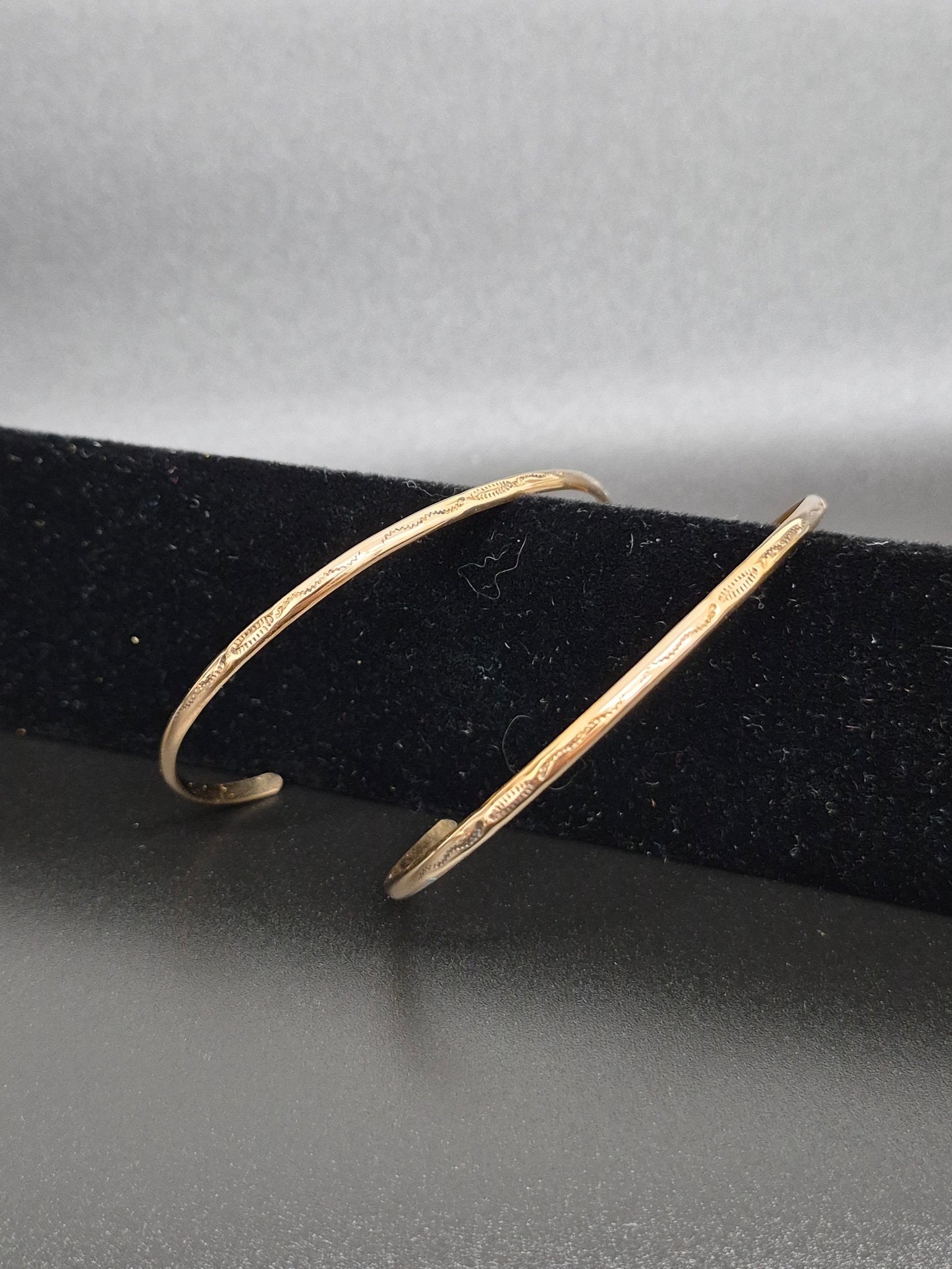 Petite Bronze Bangle Bracelet