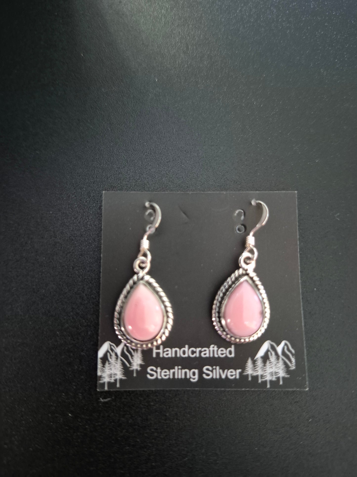 Pink Conch Earrings