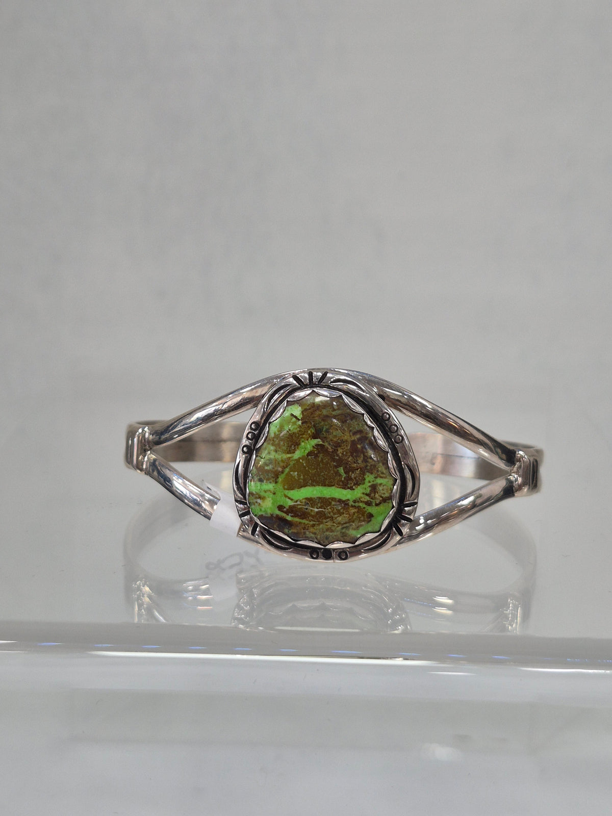 Sterling Silver & Gaspeite Bracelet