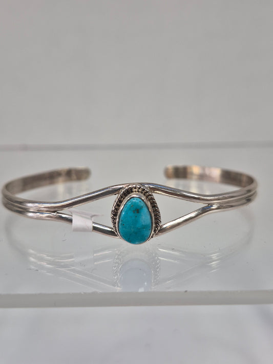 Turquoise & SS Bracelet