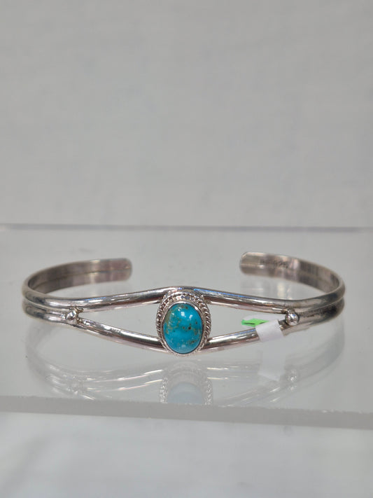 Turquoise & Sterling Silver Bracelet