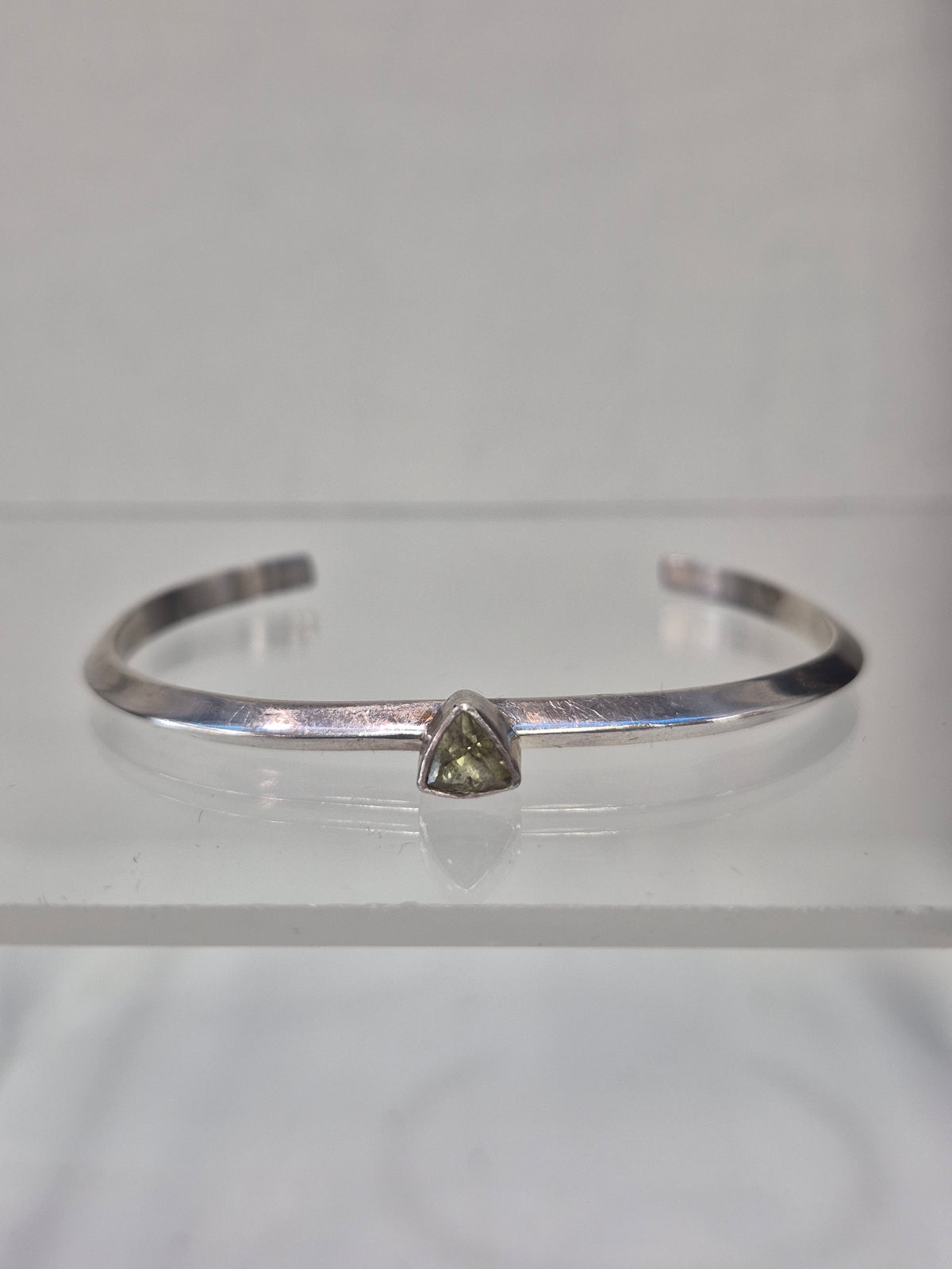 Sterling Silver & Peridot Bracelet