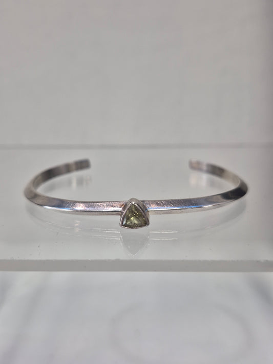 Sterling Silver & Peridot Bracelet