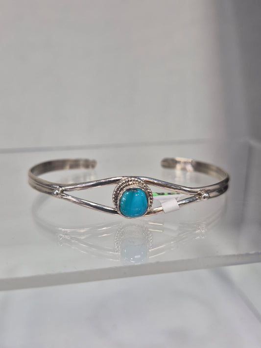 Turquoise & SS Bracelet