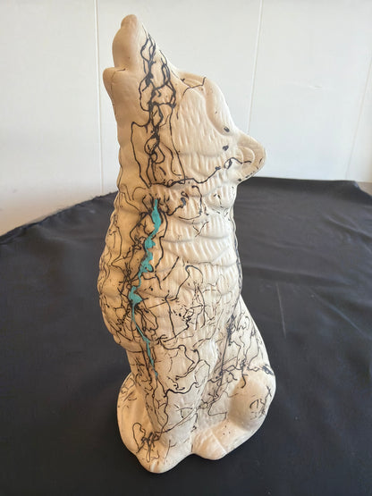 Horsehair Pottery - Wolf (2)