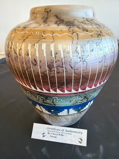 Horsehair Pottery