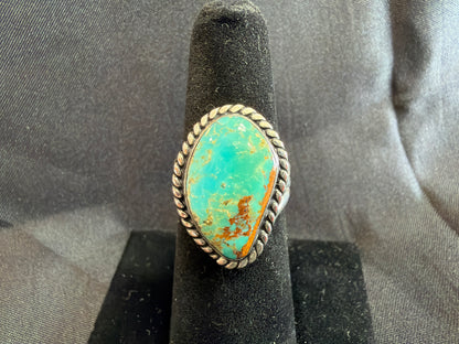 Turquoise/Sterling Silver Ring (Size 7)