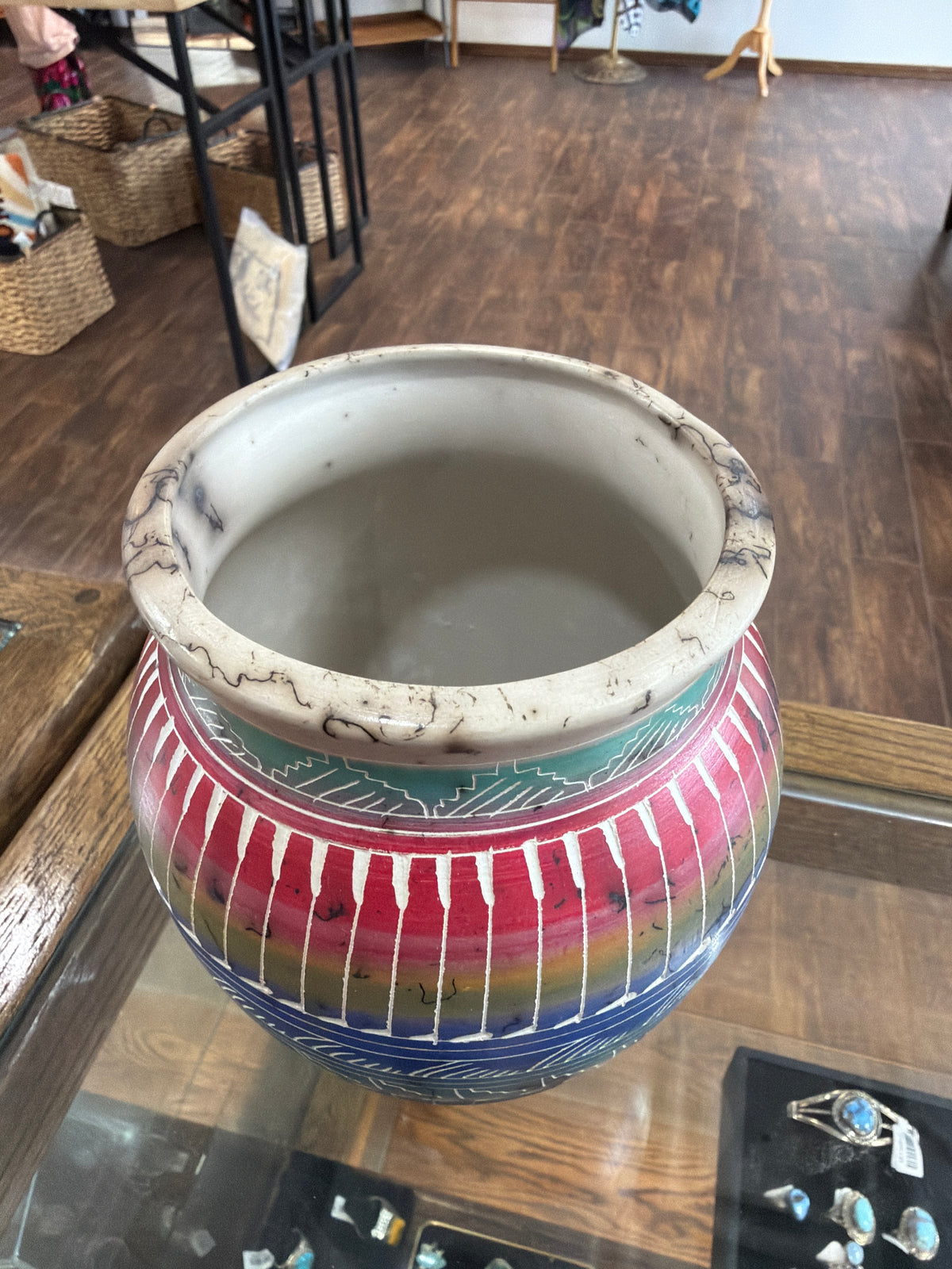 Pottery by Fannie Whitegoat (Navajo)