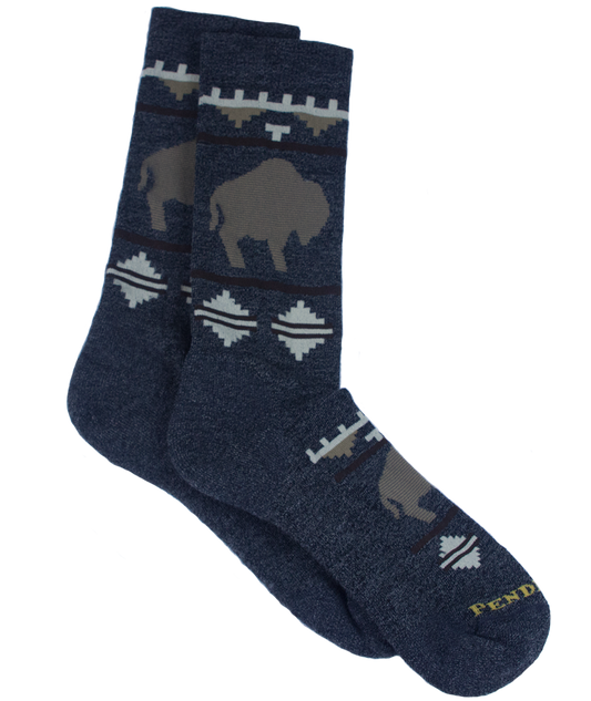 PENDLETON ROAMING BISON CREW: CHARCOAL / MD