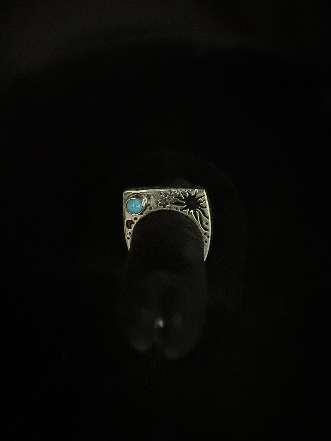 Turquoise/Sterling Silver Ring (Size 6 1/2)