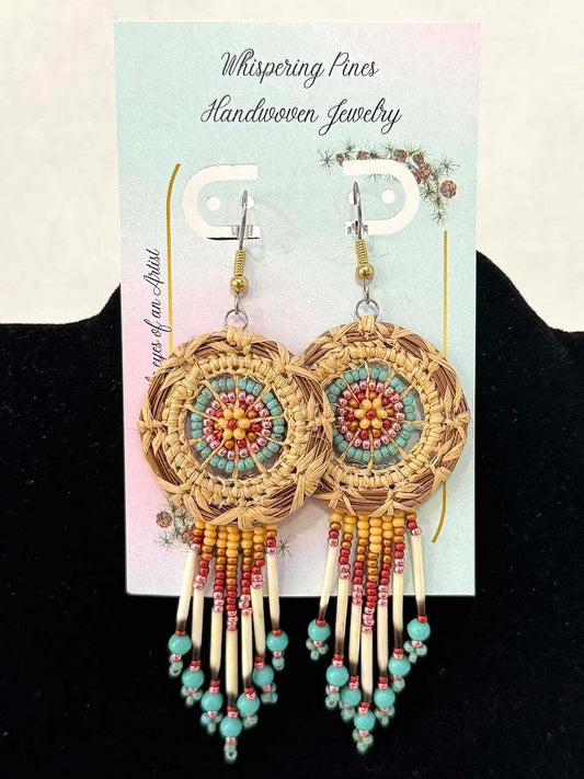 Whispering Pines Handwoven Jewelry - Rings with Dangles