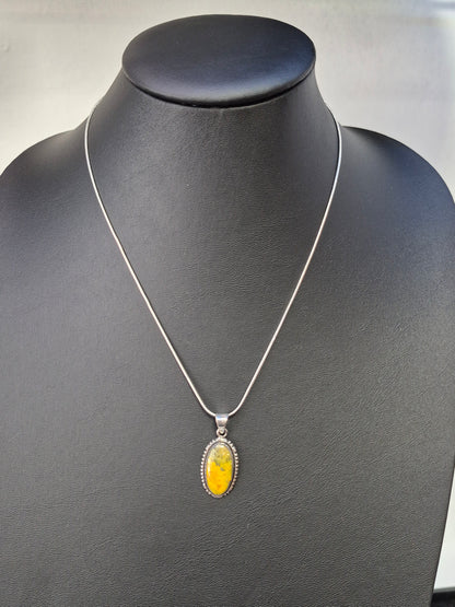 Bumble Bee Jasper Necklace