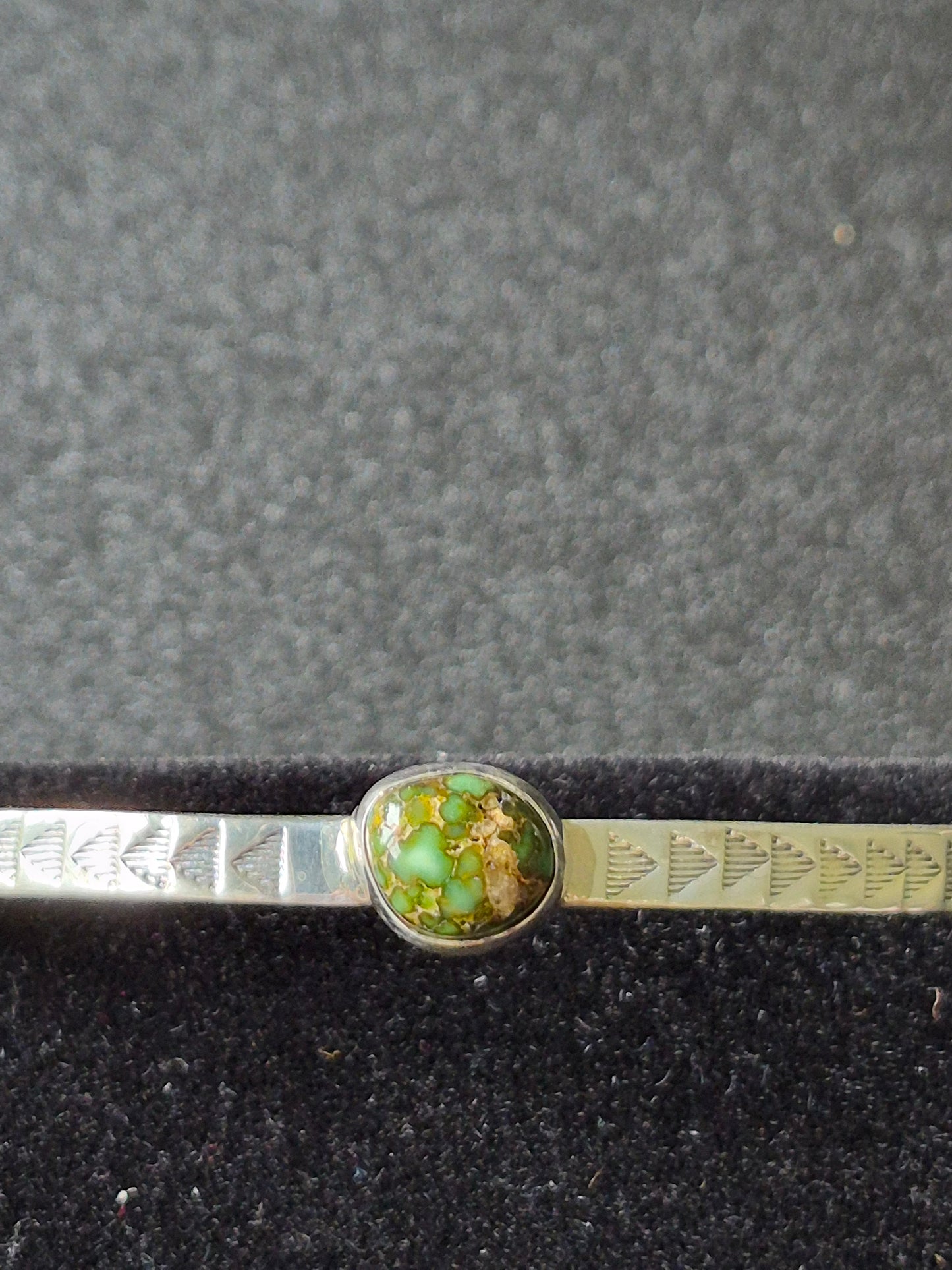 Sonoran Turquoise & Sterling Silver Thin Bracelet