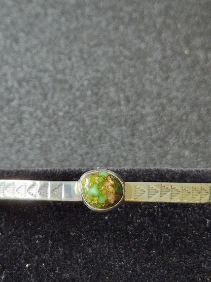 Sonoran Turquoise & Sterling Silver Thin Bracelet