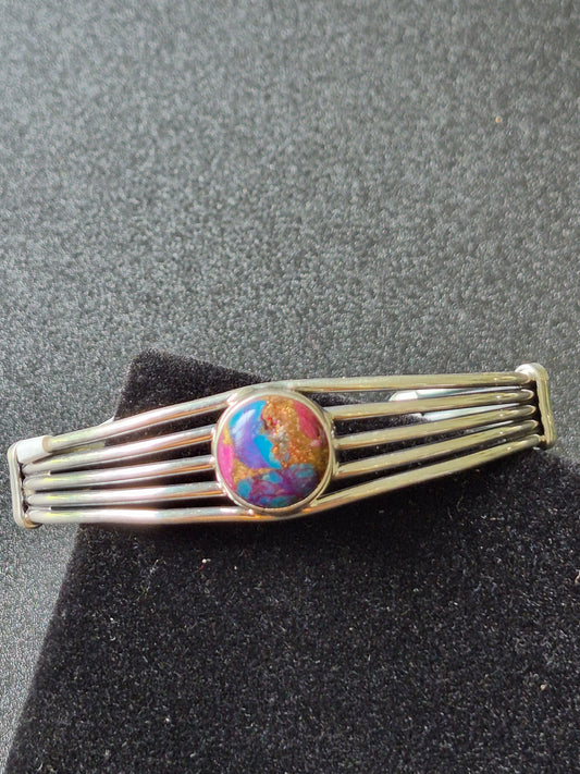 Dahlia Jasper & Sterling Silver Bracelet