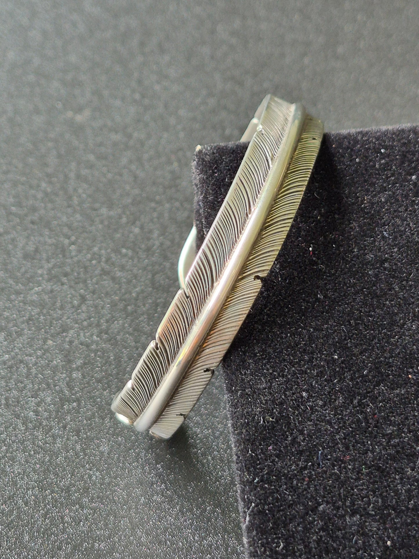 Sterling Silver Feather Bracelet