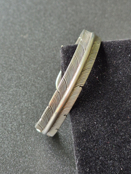 Sterling Silver Feather Bracelet
