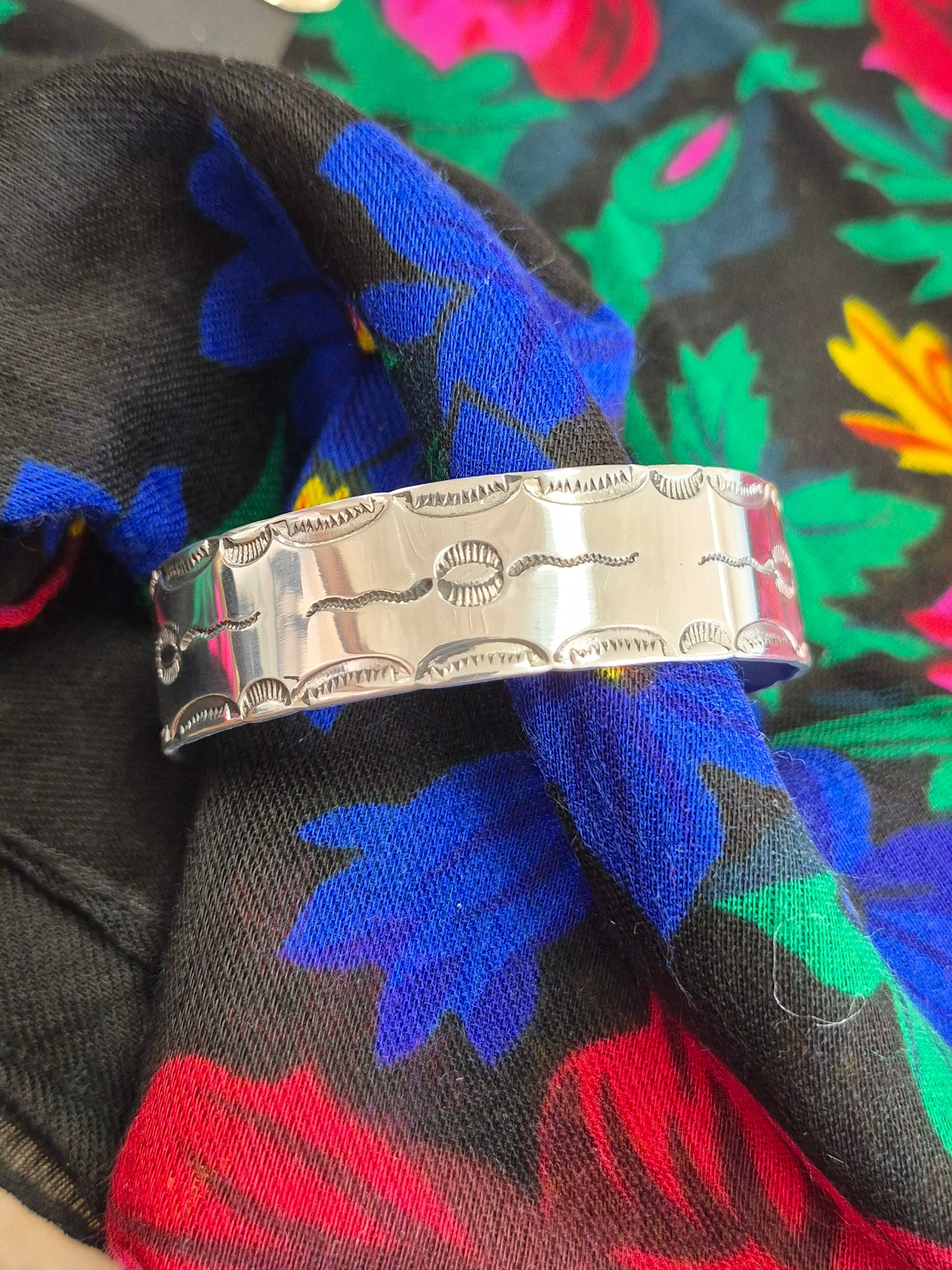 Stamped cuff Bracelet