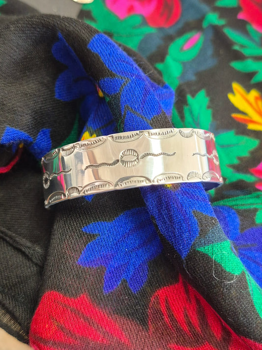 Stamped cuff Bracelet