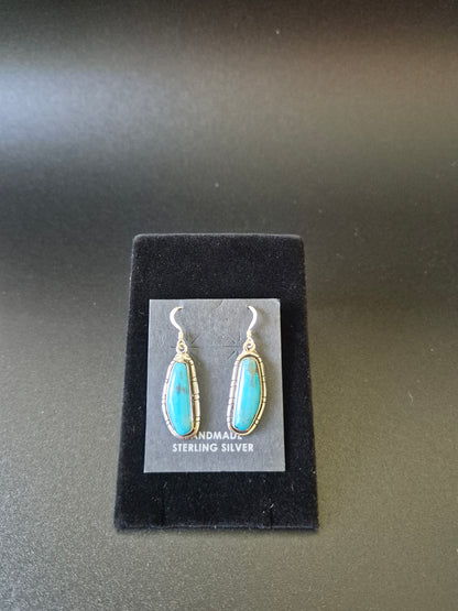 Turquoise & Sterling Silver Earrings